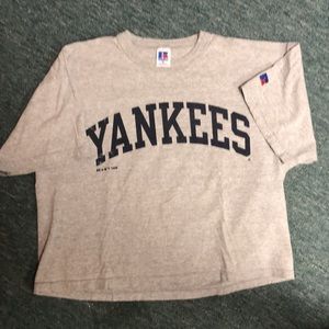 Vintage Yankees crop T Shirt, size M